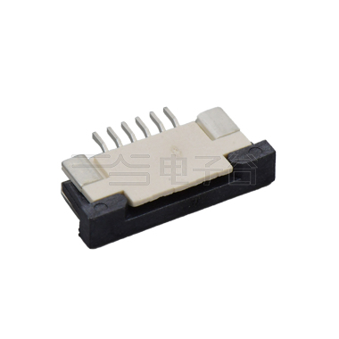FPC 1.0 Pitch 2.5H ZIF R/A Connector(Lower TypeK1 SMT CONN) 母头